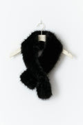 Faux fur plush scarf - Blanc cassé