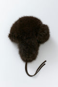 Faux fur trapper hat