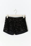 Sequin hot pants - Noir