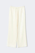 Tall drawstring satin trousers - Noir
