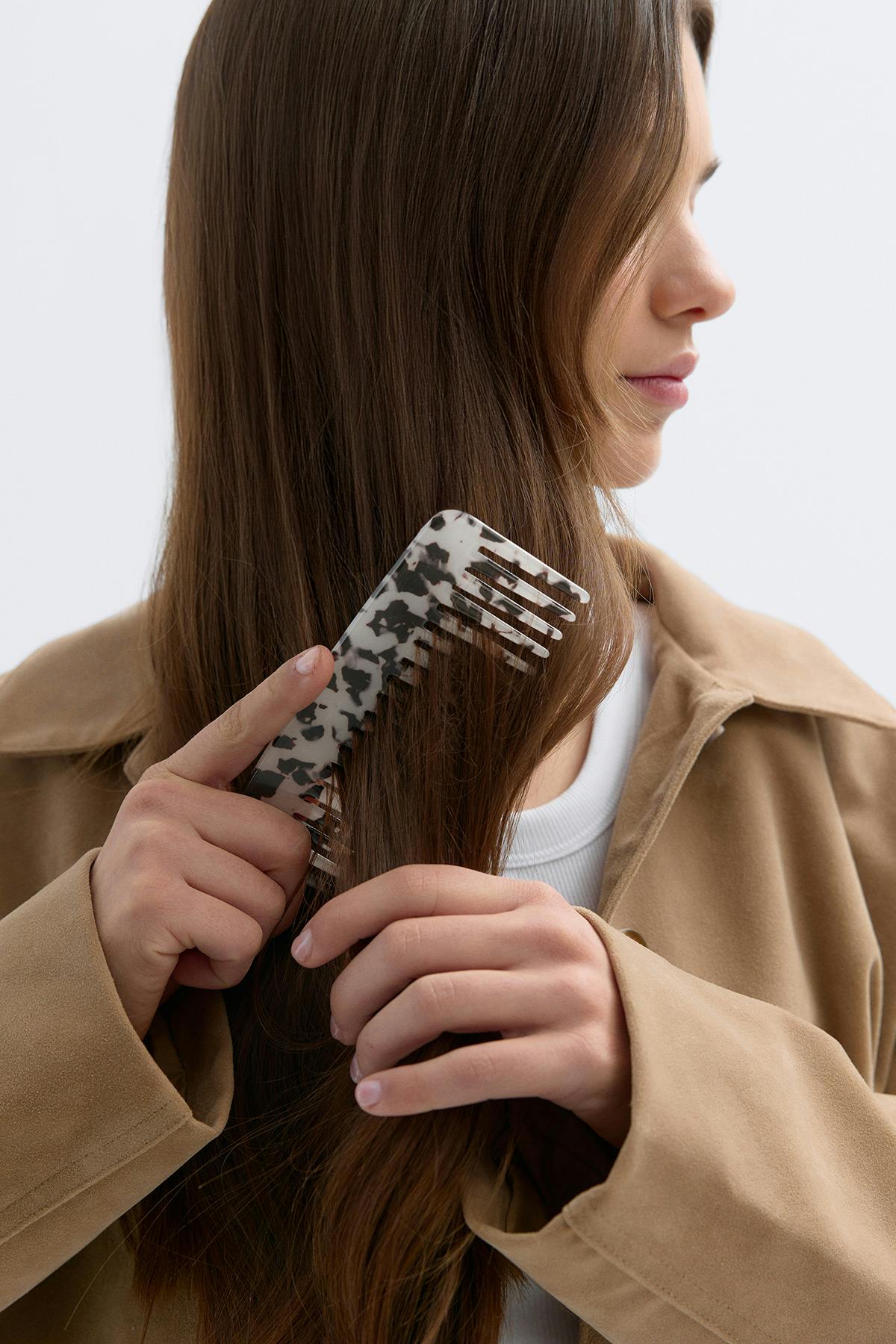 Detangling comb - Tortoise