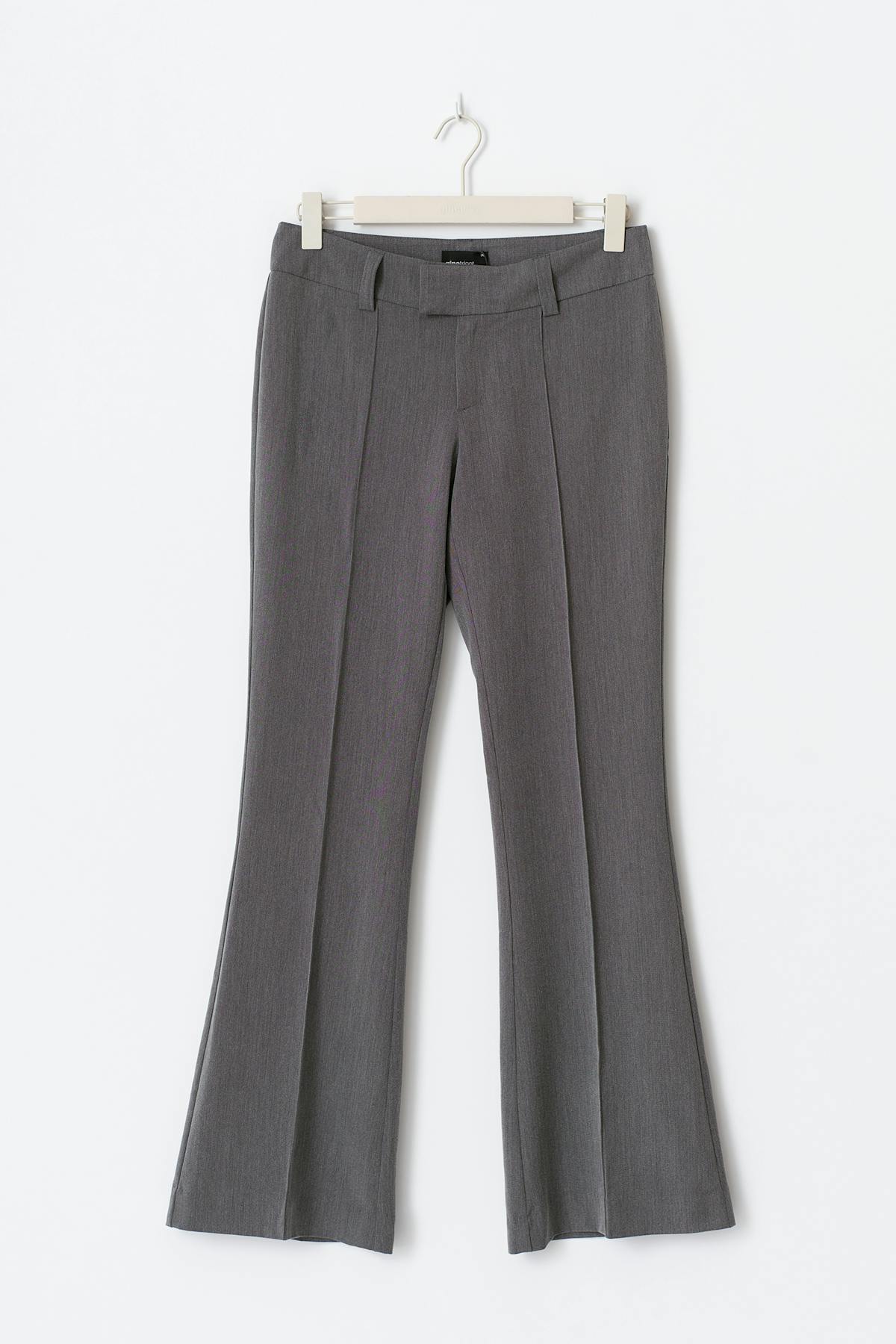 Petite low bootcut trousers - Noir