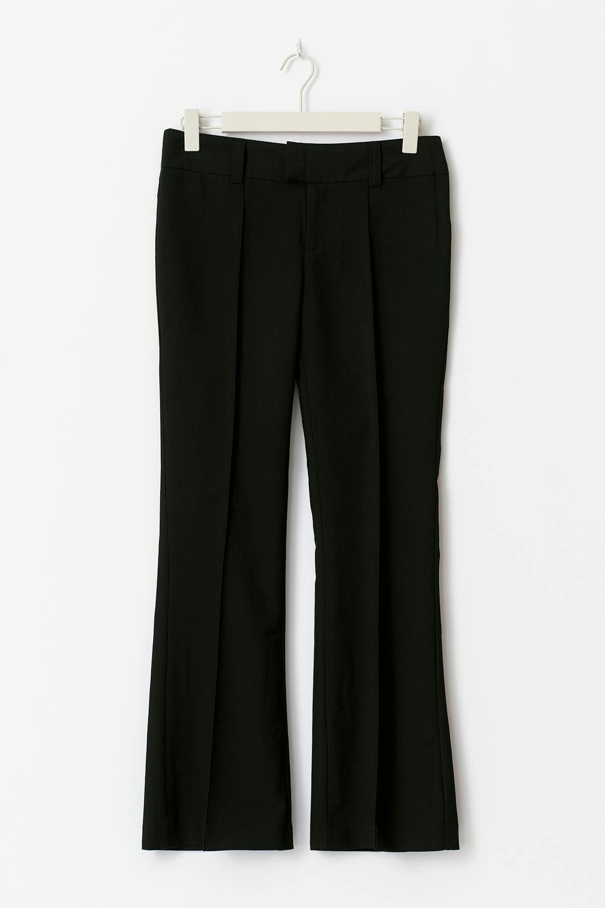 Petite low bootcut trousers - Noir