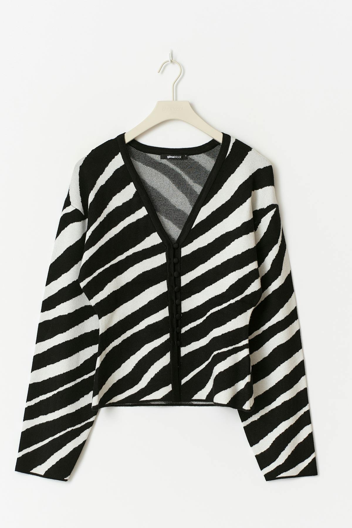 Shaped knitted cardigan - Vanilla yellow