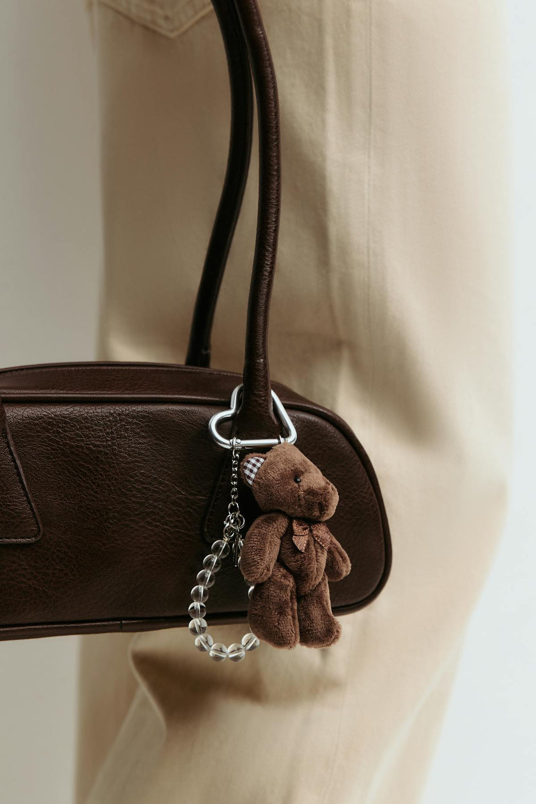 Bear bag charm - Marron