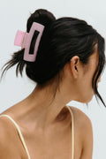 Square hair clip