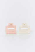 2-pack mini square hair clip