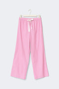 Poplin pyjamas trousers - Pink stripe