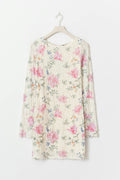 Lace mini dress - Flower aop