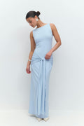 Tie dress - Bleu clair
