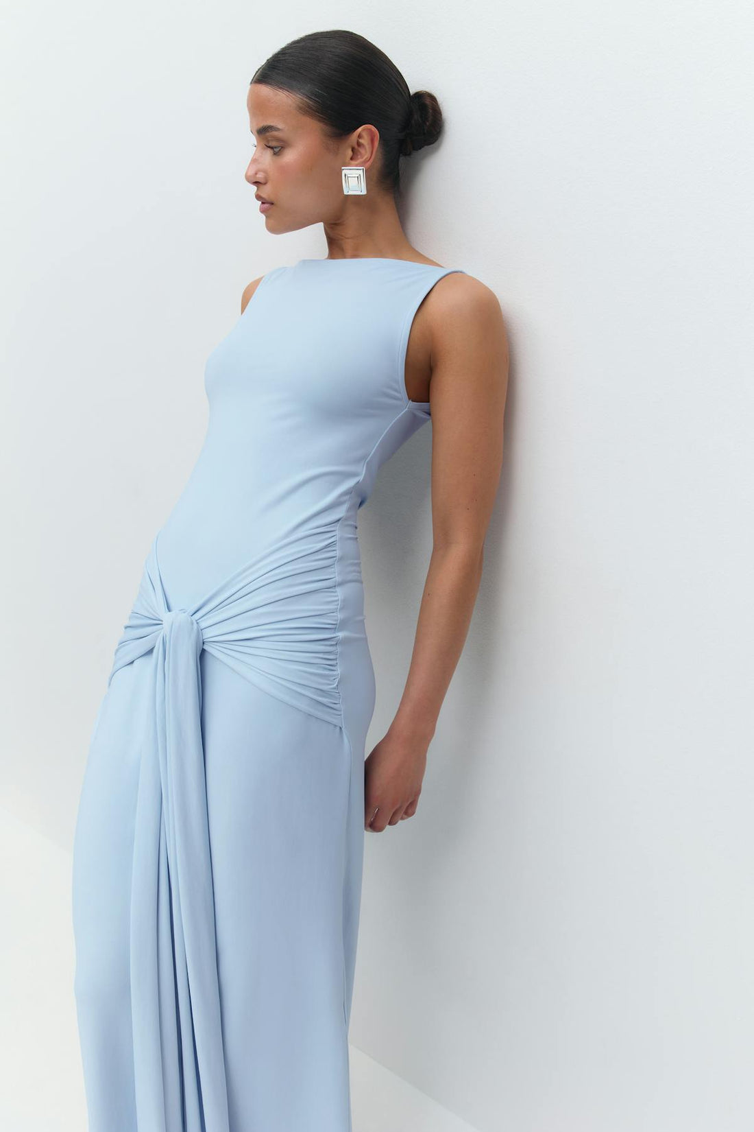 Tie dress - Bleu clair