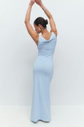 Tie dress - Bleu clair