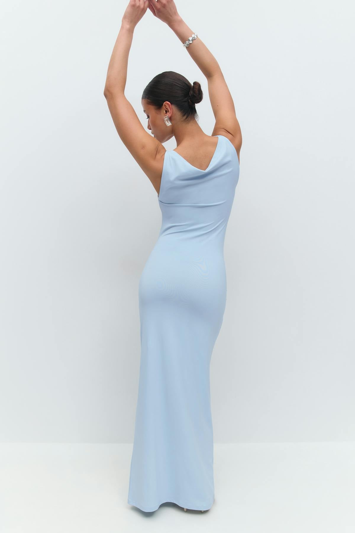 Tie dress - Bleu clair