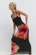 Strap dress - Flower aop