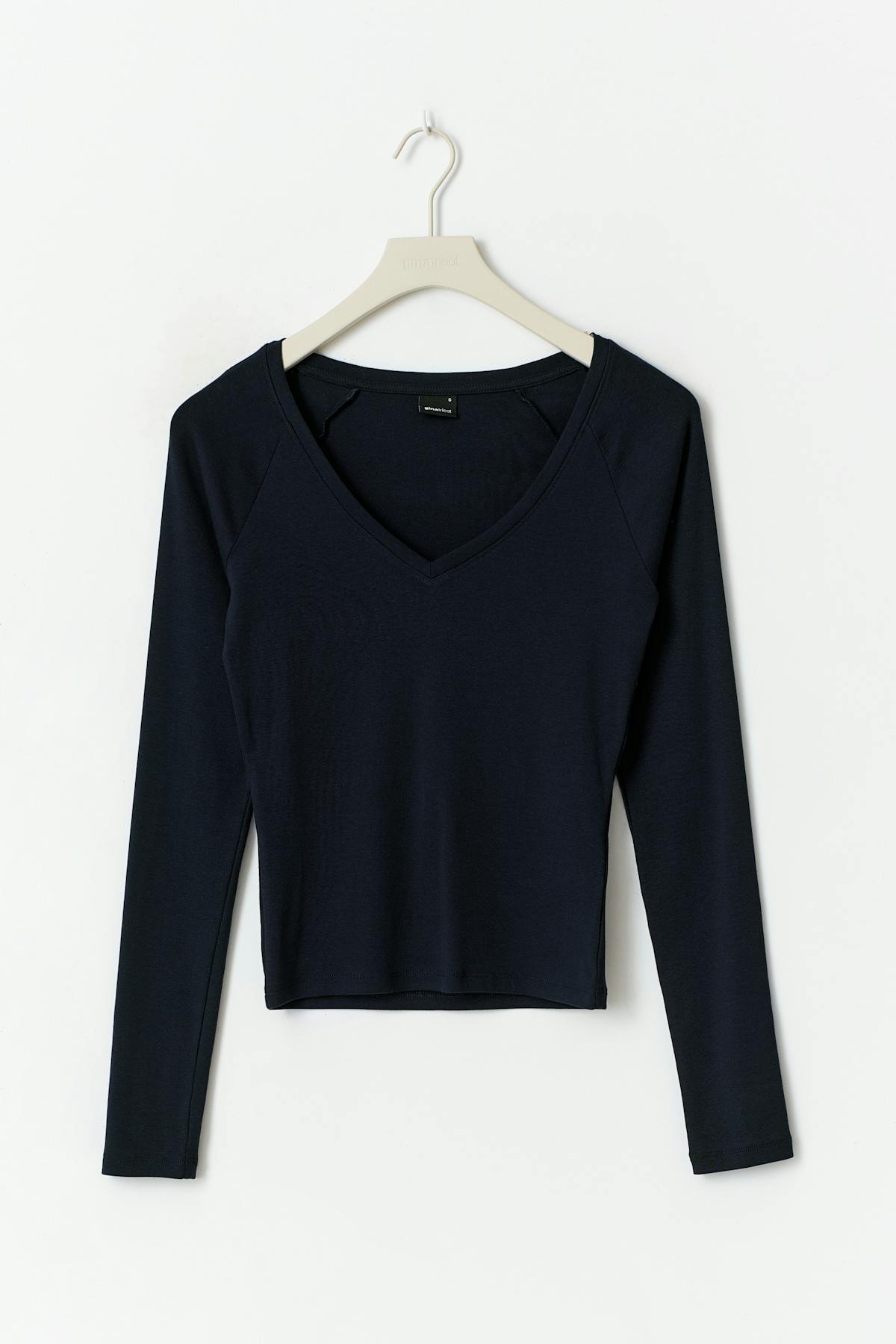 V-neck top - Noir