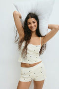 Loungewear singlet - Heart aop