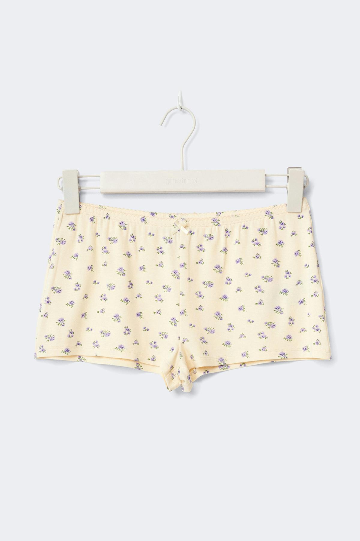 Soft pyjamas hotpants - Dot aop