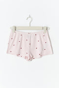 Soft pyjamas hotpants - Pink heart aop
