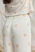 Soft pyjamas trousers - Teddy bear aop