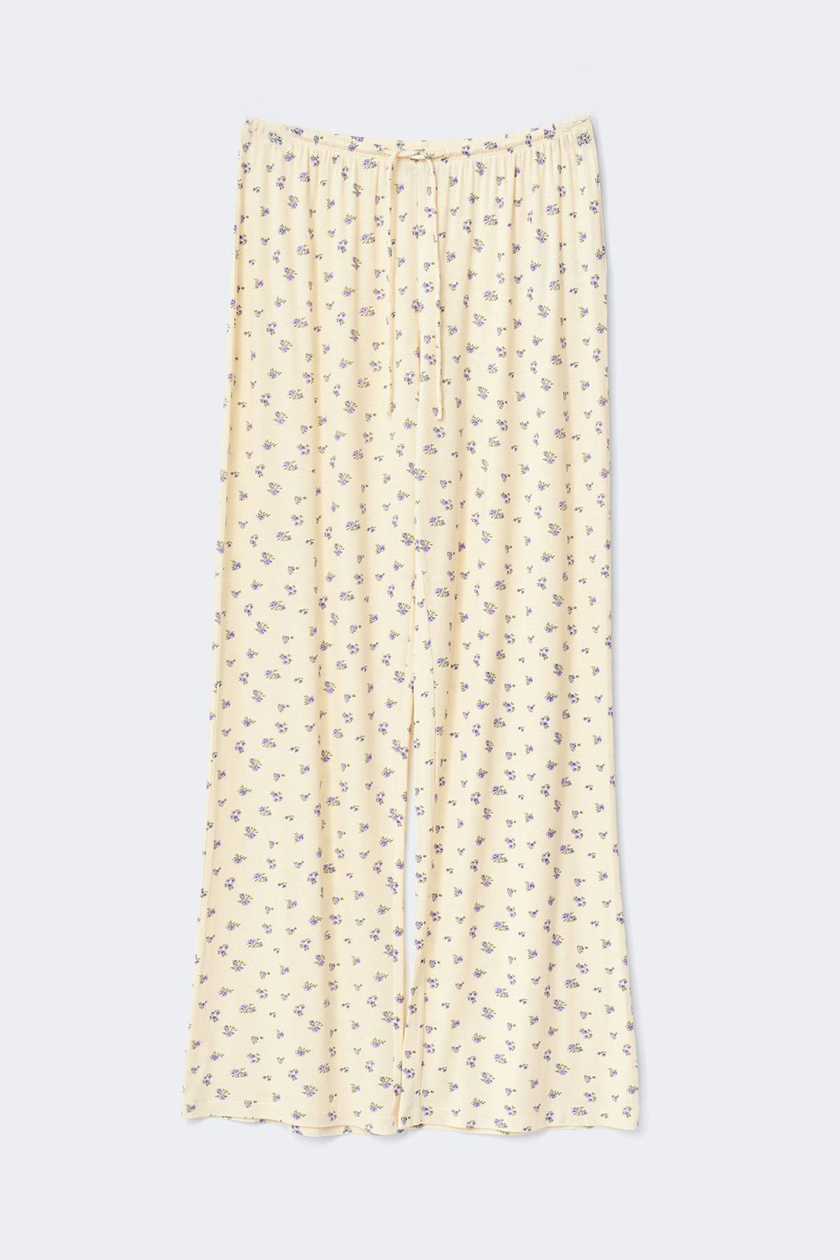 Soft pyjamas trousers - Dot aop
