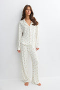 Soft pyjamas trousers - Dot aop