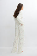 Soft pyjamas trousers - Yellow flower