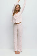 Soft pyjamas trousers - Teddy bear aop