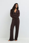 Soft pyjamas trousers - Yellow flower