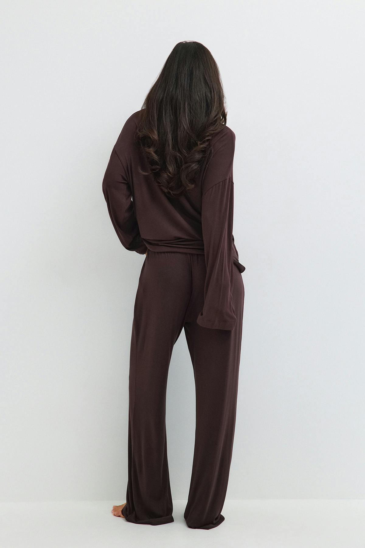 Soft pyjamas trousers - Yellow flower
