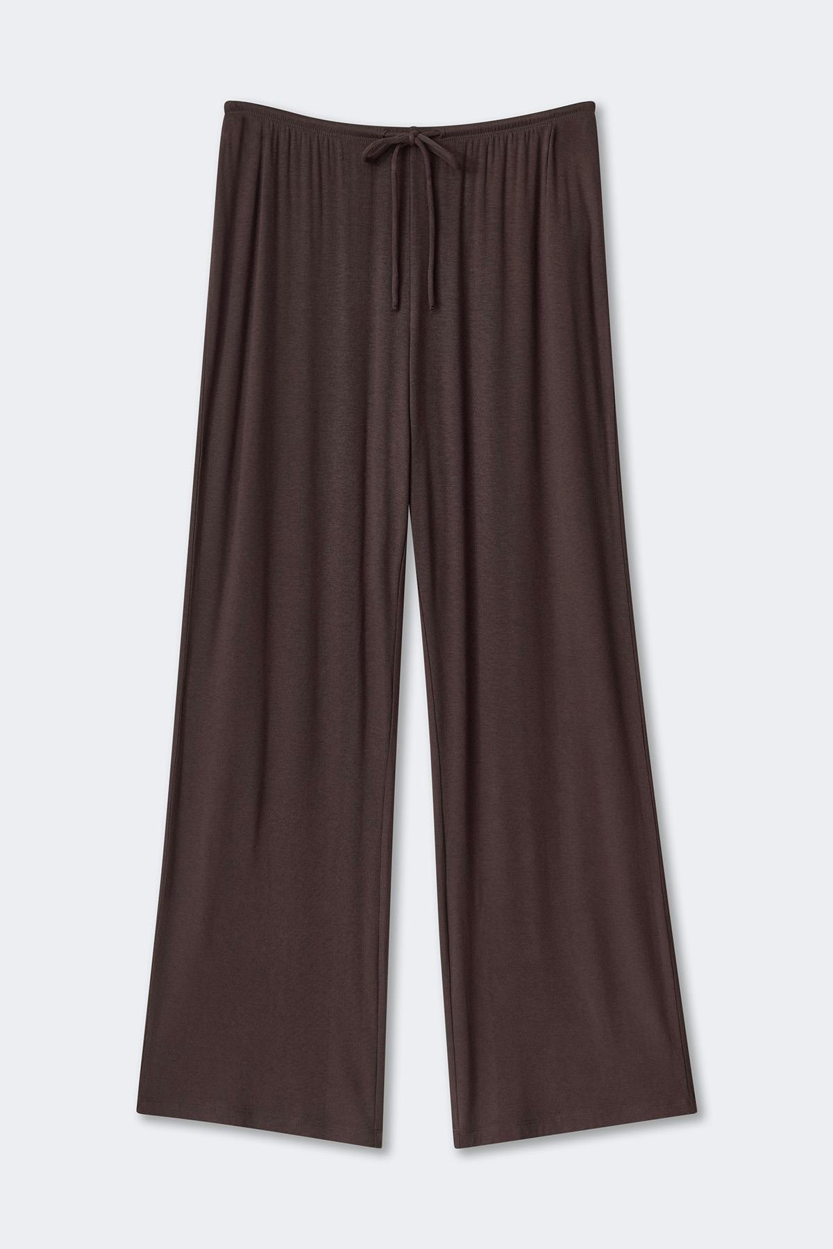 Soft pyjamas trousers - Berry aop