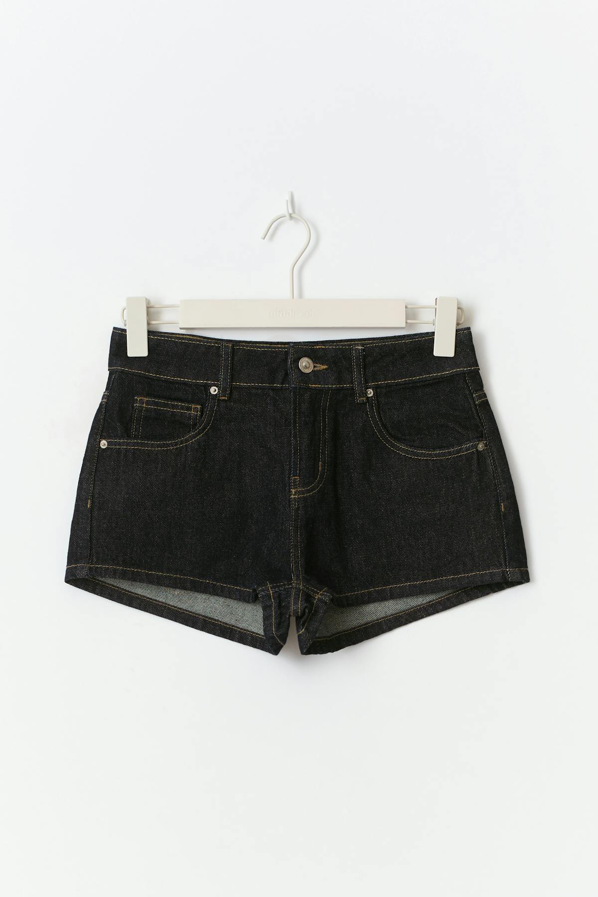 Micro denim shorts - Rinse