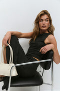 Jacquard tank - Noir