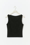 Jacquard tank - Noir