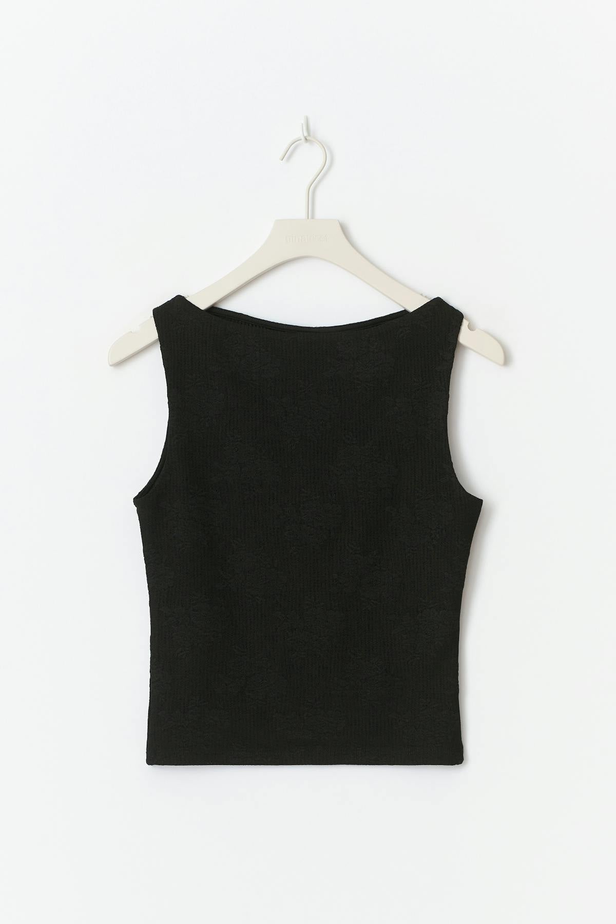 Jacquard tank - Noir