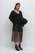 Sheer skirt - Pinstripe
