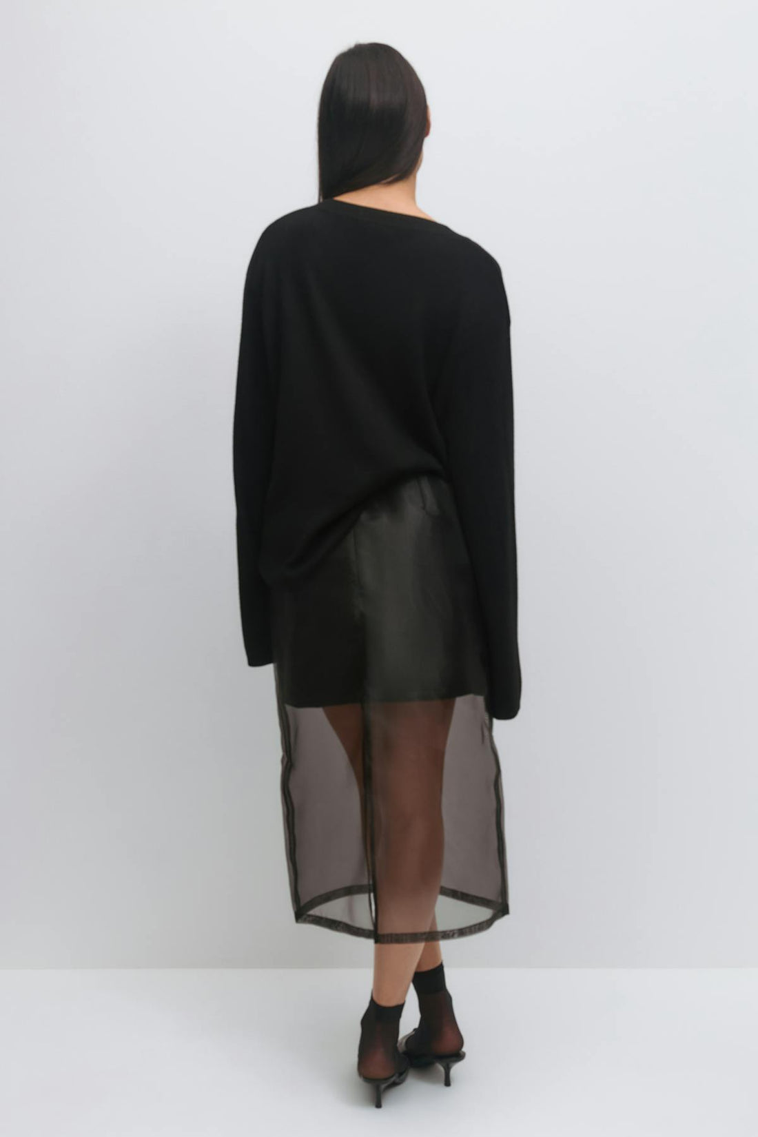 Sheer skirt - Pinstripe