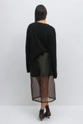 Sheer skirt - Pinstripe