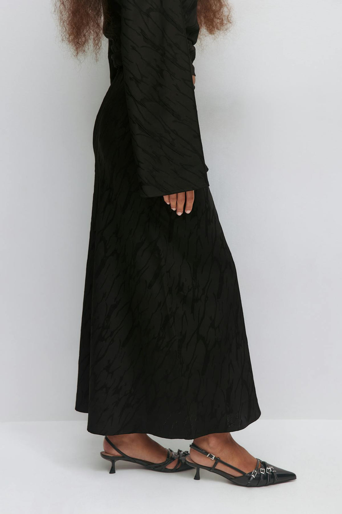 Structured skirt - Noir