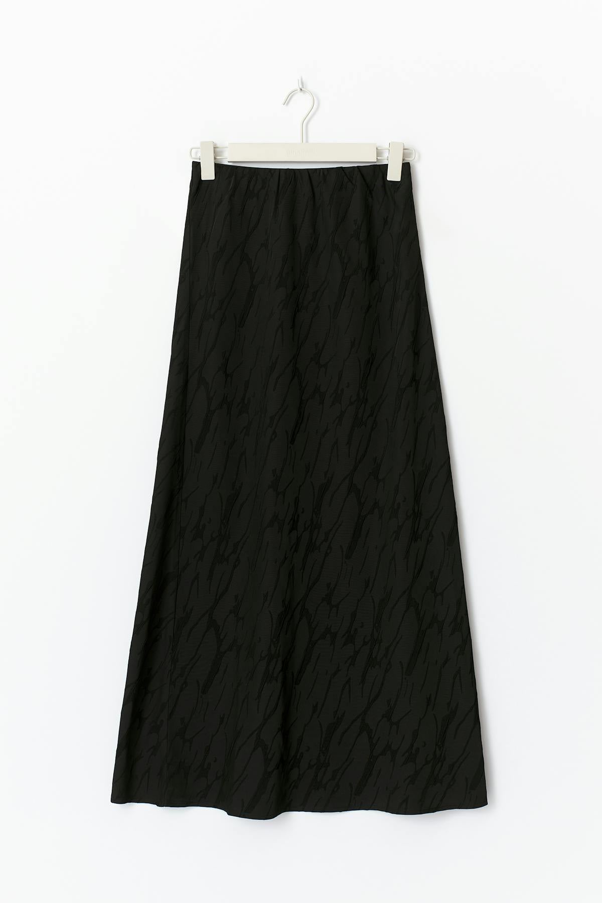 Structured skirt - Noir