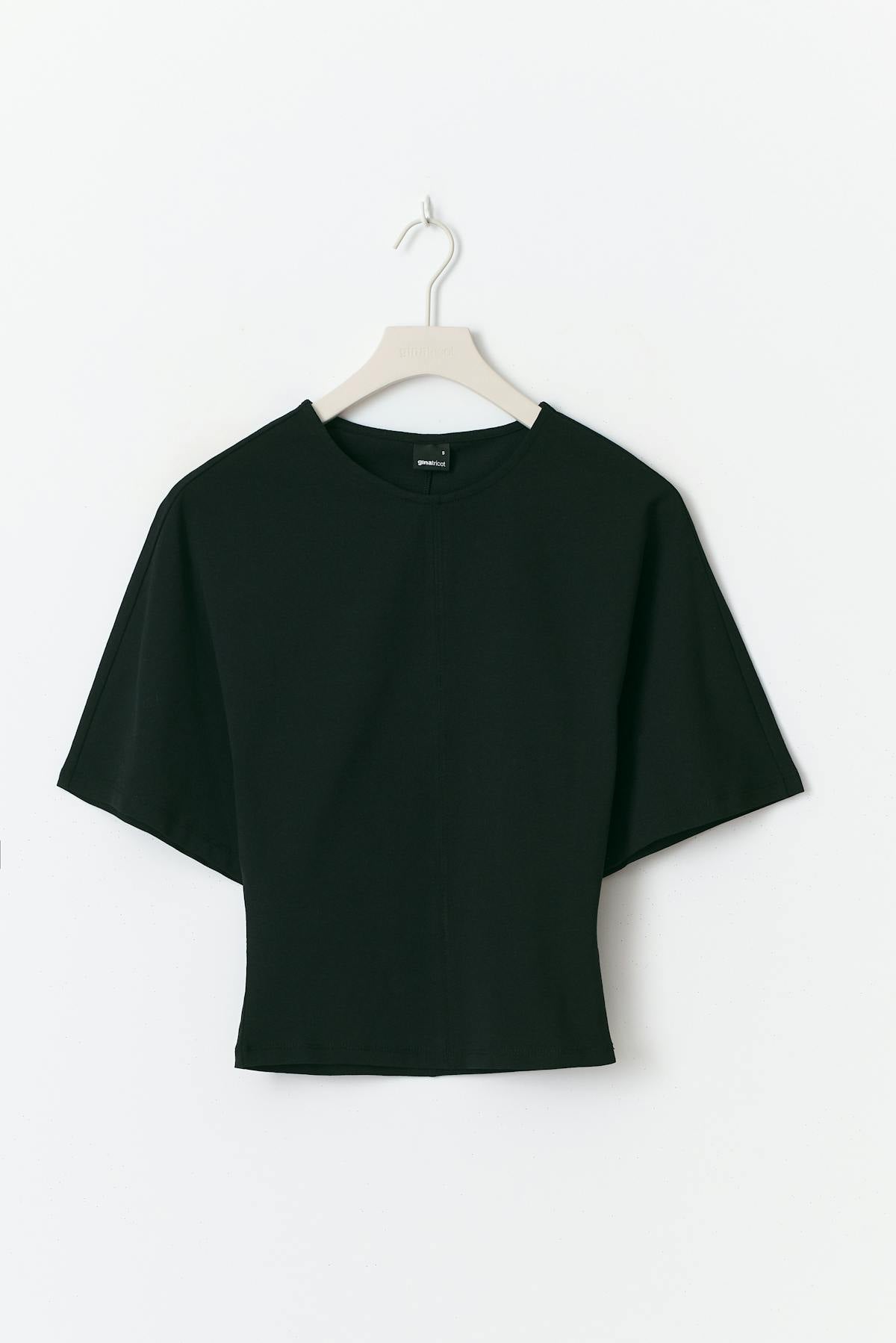 Sculpture seam detail top - Noir