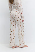 Low waist loungewear trousers - Teddy bear aop
