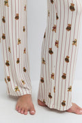 Low waist loungewear trousers - Teddy bear aop