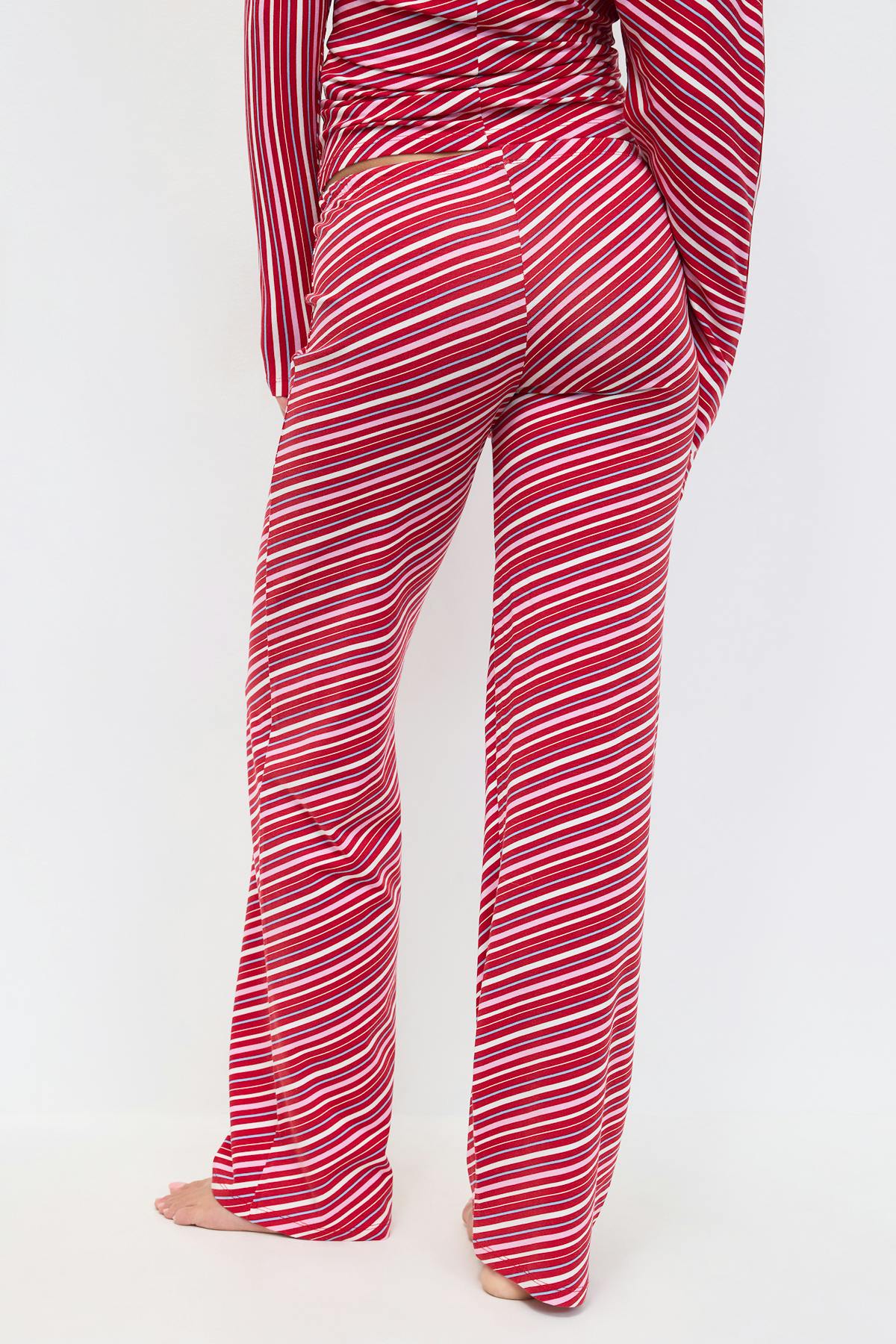 Low waist loungewear trousers - Stone
