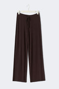 Low waist loungewear trousers - Chocolate plum