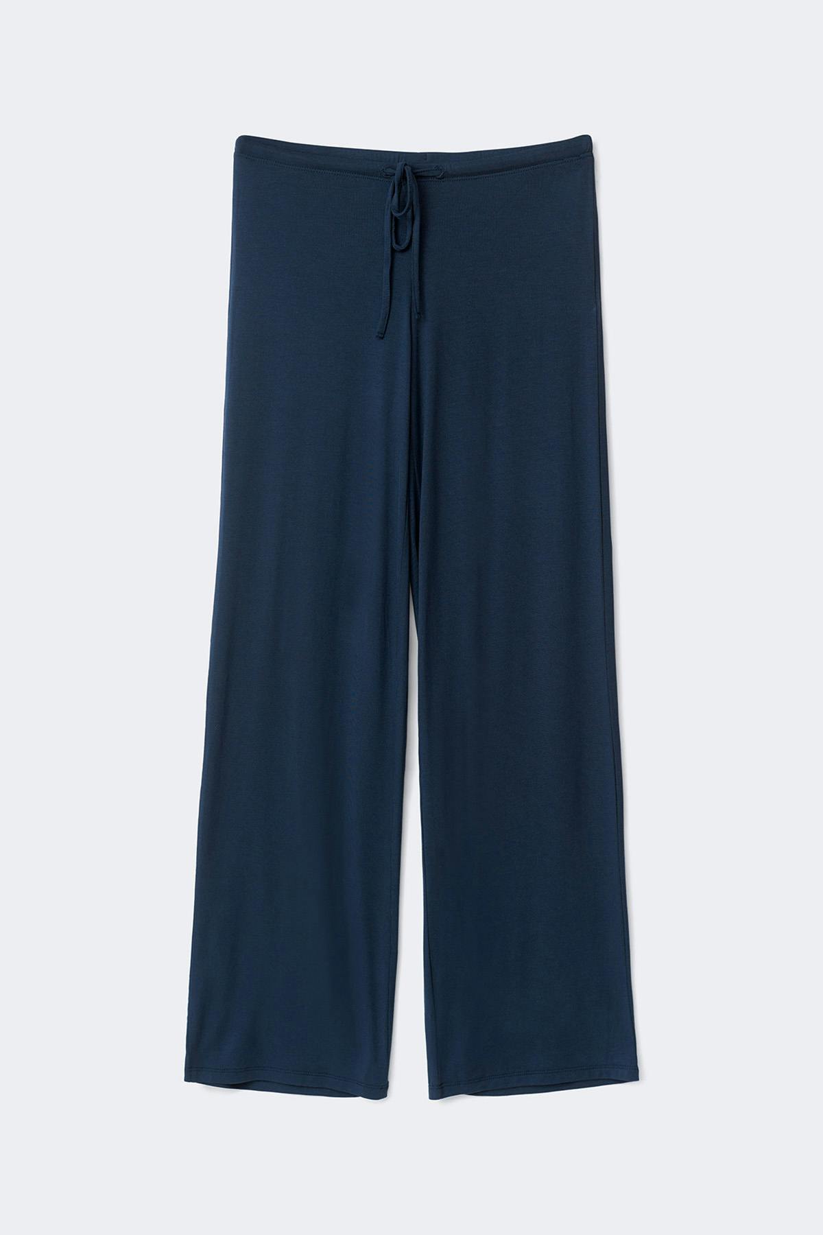Low waist loungewear trousers - White/stripe