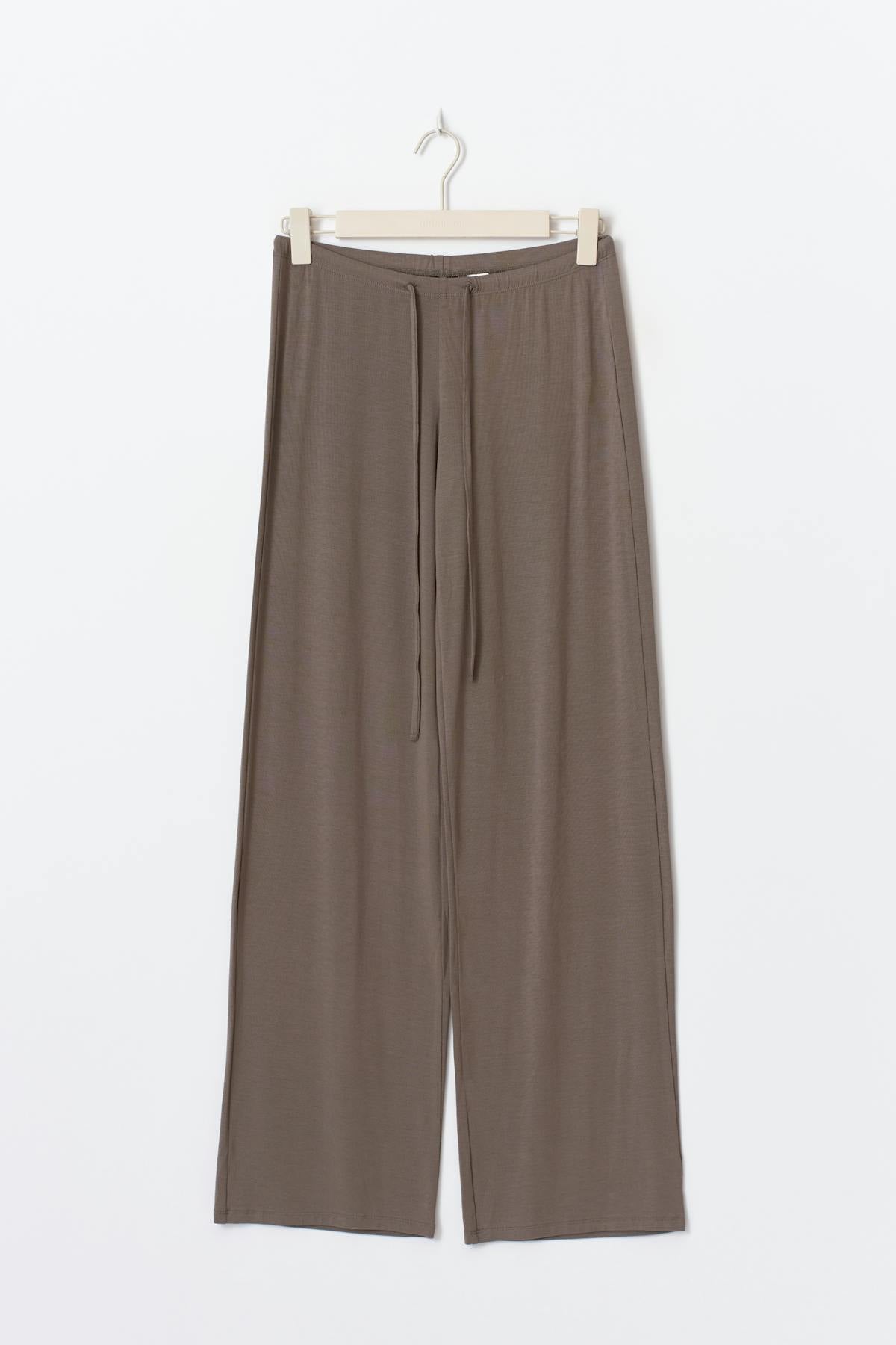 Low waist loungewear trousers - Noir