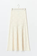 Jacquard skirt - Crème