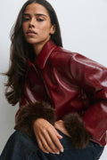 Faux fur cuffs