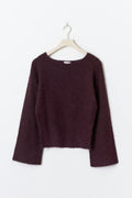 14+ shaped knitted sweater - Soft pink