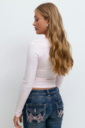 Y square neck top - Tender touch